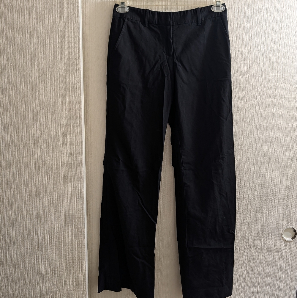 Tory Burch Black Wool Flare Leg Womens Pants Size 2